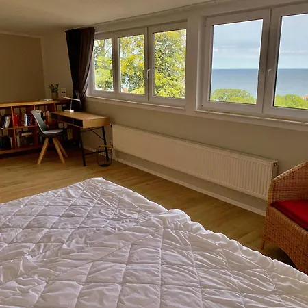منزل للإقامة Ferienwohnung Mit Meerblick, Schwimmbad Und Sauna