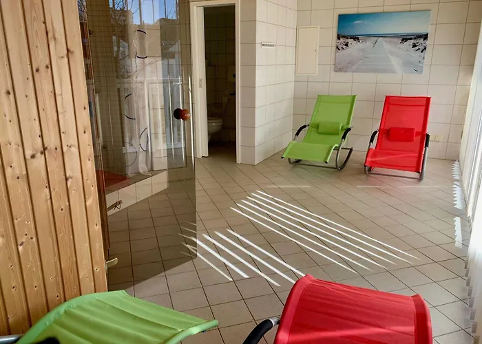 Ferienwohnung Mit Meerblick, Schwimmbad Und Sauna منزل للإقامة غورين